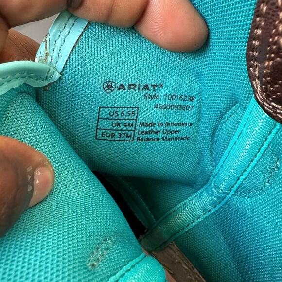 Ariat Fatbaby Heritage Dapper Western Boots Women’s Size‎ 6.5 Royal Chocolate - Picture 11 of 16